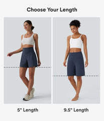 SoftlyZero™ Airy High Waisted Pockets InstantCool Yoga Shorts 5''