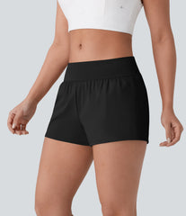 SoftlyZero™ Airy Low Rise InstantCool Shorts 3'' with Pockets
