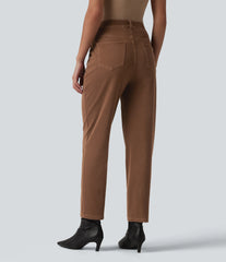 Halara Flex™ High Waisted Tapered Work Jeans with Pockets