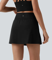 SoftlyZero™ QuickDry High Waisted Adjustable Drawcord 2-in-1 Mini Tennis Skirt with Pockets