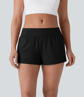 SoftlyZero™ Airy Low Rise InstantCool Shorts 3'' with Pockets