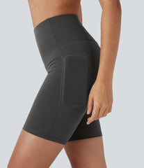 Halara UltraSculpt™ High Waisted Butt Lifting Tummy Control Pocket Shaping Training Biker Shorts 7''