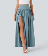 Breezeful™ High Waisted Tummy Control 2-in-1 Flowy Quick Dry Maxi Skirt
