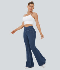 Halara Flex™ High Waisted Crossover Pocket InstantCool Washed Casual Jeans