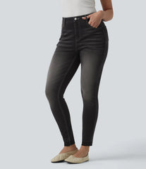 Halara Flex™ High Waisted Slim Casual Jeans with Pockets