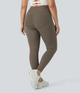Plus Size Halara UltraSculpt™ High Waisted Butt Lifting Tummy Control Shaping Training Leggings with Pockets