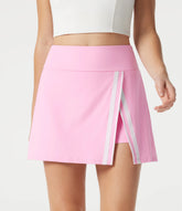 SoftlyZero™ Airy High Waisted 2-in-1 Color Block InstantCool Mini Yoga Skirt with Pocket-UPF50+