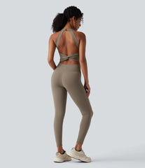 Halara UltraSculpt™ Tummy Control Training Jumpsuit with Pockets-Easy Peezy Edition DD-F Cups