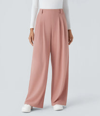 Halara Flex™ High Waisted Pocket Wide Leg Waffle Work Pants