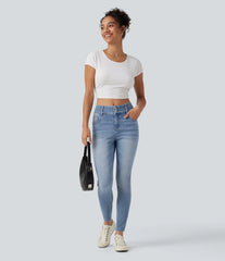 Halara Flex™ Mid Rise Skinny Casual Jeans with Pockets