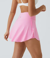 SoftlyZero™ Airy Crossover Pocket 2-in-1 InstantCool Tennis Skirt-Lucid-Longer Length-UPF50+