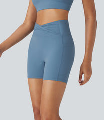 Halara UltraSculpt™ High Waisted Yoga Biker Shorts 5'' with Pockets