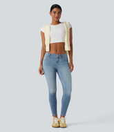 Halara Flex™ Low Rise Casual Skinny Jeans with Pockets