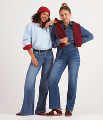 Halara Flex™ Crossover High Waisted Tummy Control Casual Straight Leg Jeans with Pockets