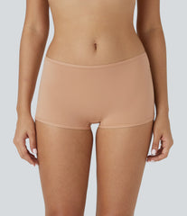High Stretch Low Rise Solid Lounge Boy Shorts