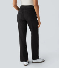 Halara Flex™ High Waisted Pockets Straight Leg Work Jeans