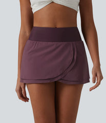 High Waisted 2-in-1 Bikini Bottom Swimsuit with Pocket