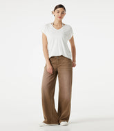 Halara Flex™ Asymmetric Low Rise Wide Leg Colorful Washed Casual Jeans with Pockets
