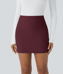 Patitoff™ Flow Pet Hair Resistant High Waisted Tummy Control Butt Lifting 2-in-1 Bodycon Mini Casual Skirt