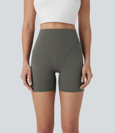 High Waisted Pocket Workout Biker Shorts 5''
