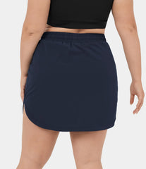 Everyday 2-in-1 Plus Size Golf Skirt-Serenity