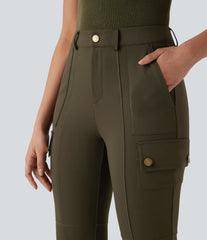 DayStretch Mid Rise Pockets Hiking Cargo Bootcut Pants
