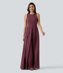 Breezeful™ Sleeveless Quick Dry Jumpsuit with Pockets-Easy Peezy Edition