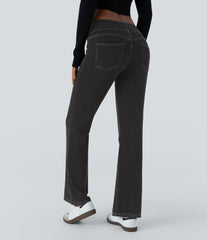 Halara Flex™ Low Rise Pockets Casual Bootcut Jeans