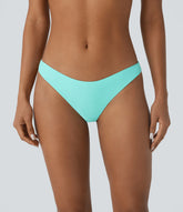 Low Rise Solid Bikini Bottom Swimsuit