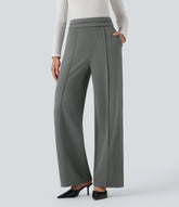 Halara Flex™ High Waisted Straight Leg Work Pants with Pockets