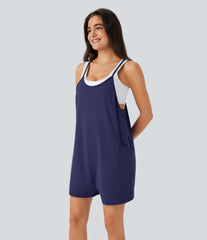 Pockets Casual Jumpsuit
