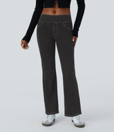 Halara Flex™ Low Rise Pockets Casual Bootcut Jeans