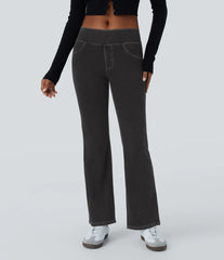 Halara Flex™ Low Rise Pockets Casual Bootcut Jeans