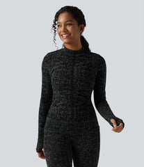 OneForm Seamless Flow Zipper Long Sleeve Thumb Hole Yoga Jacket