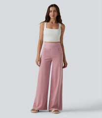Halara Flex™ High Waisted Wide Leg Colorful Casual Jeans with Pockets