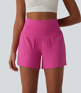 SoftlyZero™ Airy Super High Waisted Tummy Control 2-in-1 InstantCool Yoga Shorts 5'' with Pockets