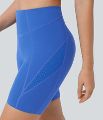SoftlyZero™ High Waisted Tummy Control Cut Out Shaping Yoga Biker Shorts 7''-UPF50+