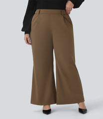 Halara Flex™ DayStretch High Waisted Work Plus Size Flare Pants with Pockets