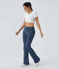 Halara Flex™ Mid Rise Pockets Casual Bootcut Jeans