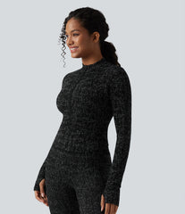 OneForm Seamless Flow Zipper Long Sleeve Thumb Hole Yoga Jacket
