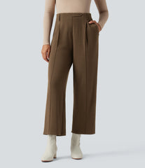 High Waisted Thermal Work Pants with Pockets