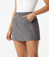 Mid Rise 2-in-1 Mini Golf Skirt with Pockets-Golf Tee