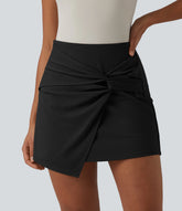 Mid Rise 2-in-1 Mini Work Skirt