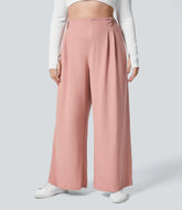Halara Flex™ High Waisted Pocket Wide Leg Waffle Work Plus Size Pants