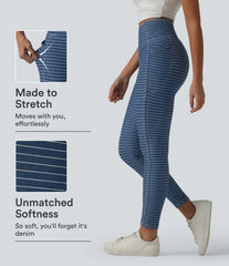Halara Flex™ High Waisted Tummy Control Straight Leg Casual Jeans with Pockets
