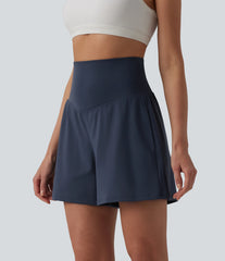 SoftlyZero™ Airy High Waisted Pockets InstantCool Yoga Shorts 5''