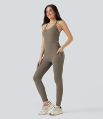 Halara UltraSculpt™ Tummy Control Training Jumpsuit with Pockets-Easy Peezy Edition