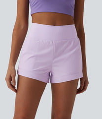 Breezeful™ High Waisted Quick Dry Workout Shorts 3'' with Pockets