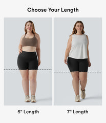 Halara UltraSculpt™ High Waisted Butt Lifting Tummy Control Shaping Training Plus Size Biker Shorts 5'' with Pockets