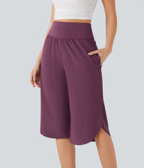 Breezeful™ High Waisted Tummy Control Quick Dry Casual Pants with Pockets